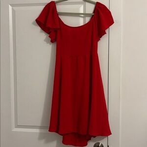 See You Monday Vibrant Red Dress